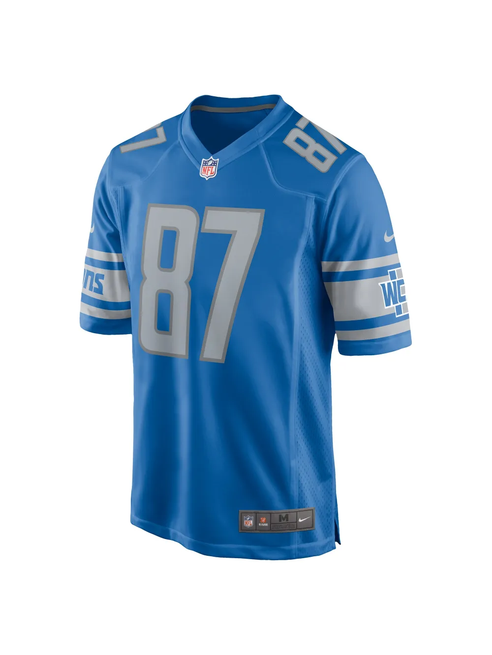 Men's Detroit Lions Sam LaPorta Nike Blue Game Jersey