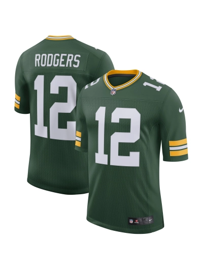 Men's Green Bay Packers Aaron Rodgers Nike Green Classic Limited Player Jersey 01
