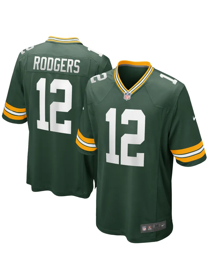 Men's Green Bay Packers Aaron Rodgers Nike Green Player Jersey