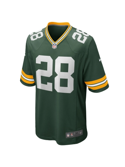 Men's Green Bay Packers AJ Dillon Nike Green Player Jersey 02