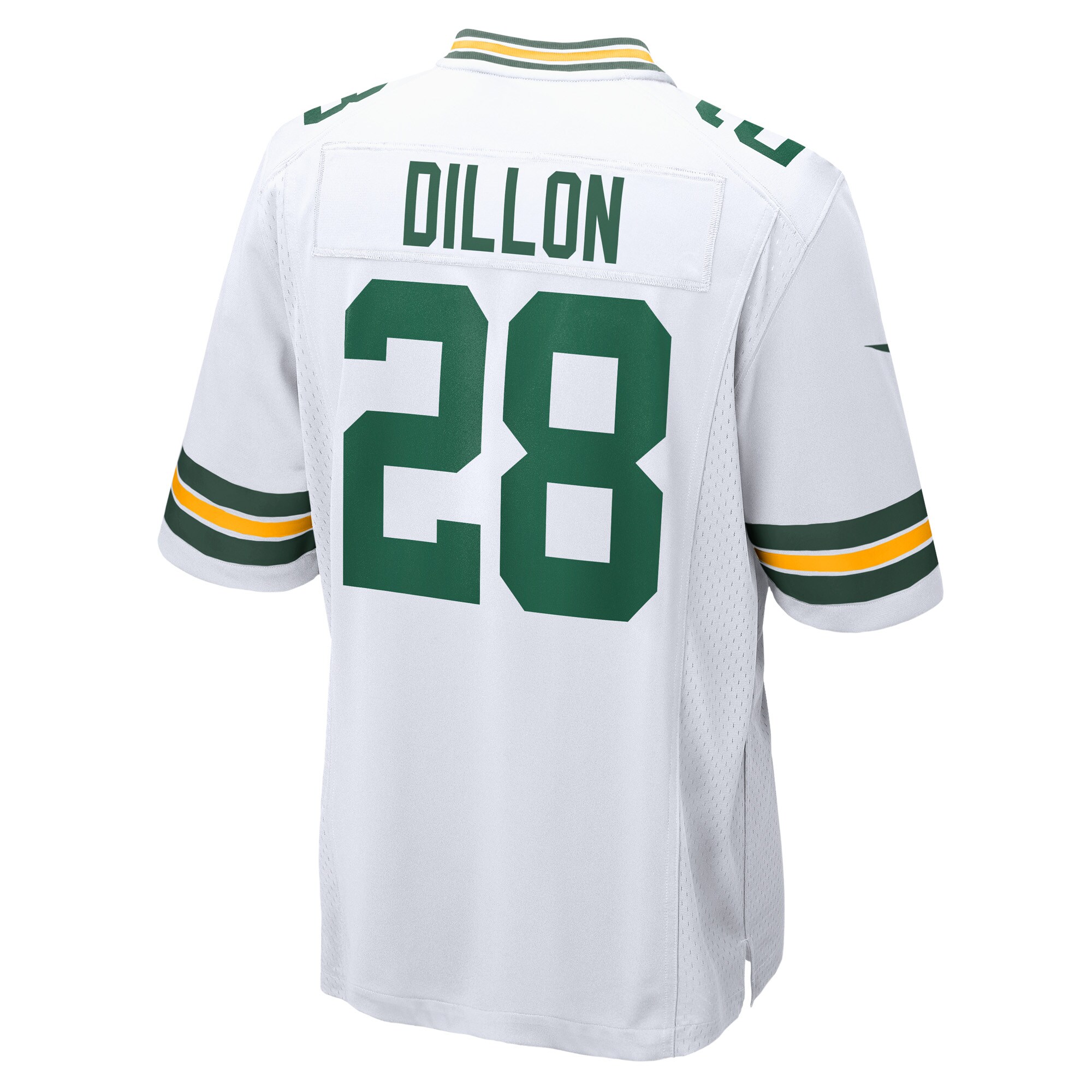 Men's Green Bay Packers AJ Dillon Nike White Player Jersey