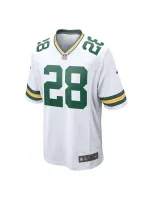 Men's Green Bay Packers AJ Dillon Nike White Player Jersey