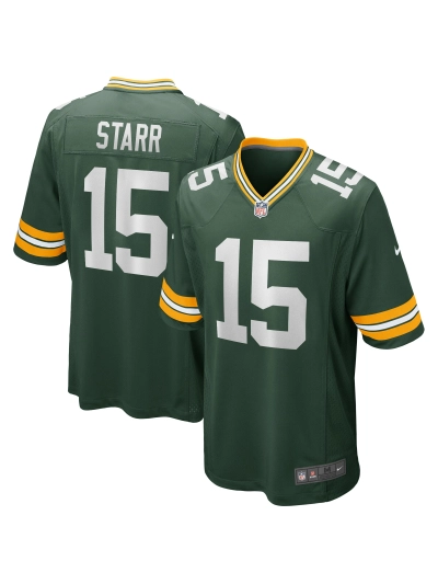 Men's Green Bay Packers Bart Starr Nike Green Retired Players Game Jersey 01