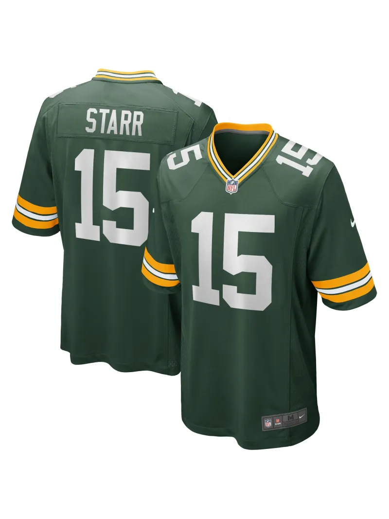 Men's Green Bay Packers Bart Starr Nike Green Retired Players Game Jersey