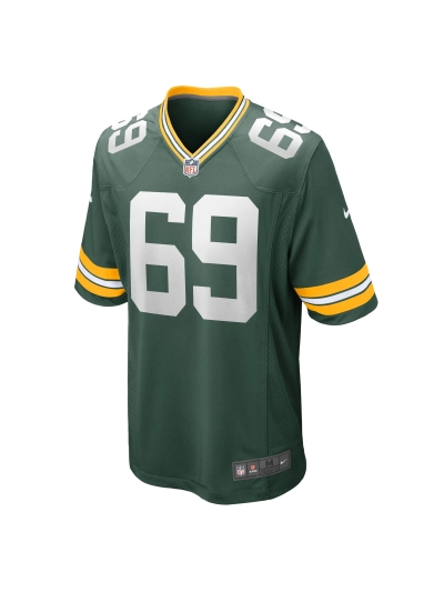 Men's Green Bay Packers David Bakhtiari Nike Green Game Team Jersey 02