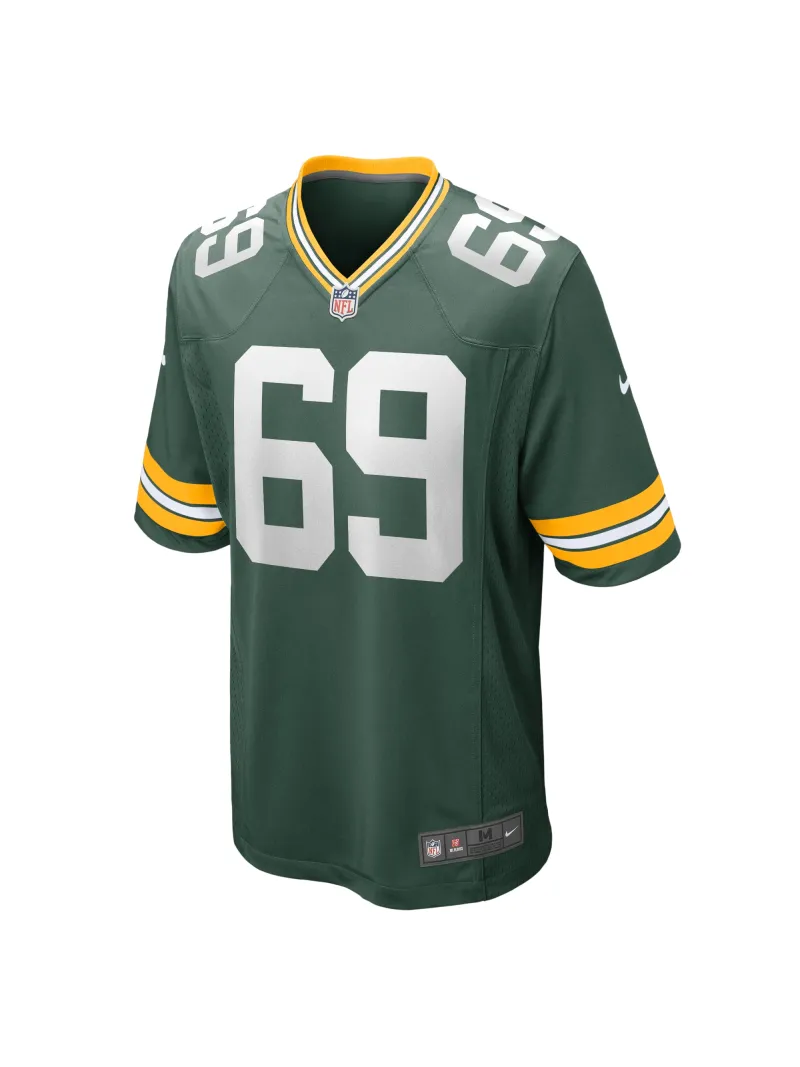 Men's Green Bay Packers David Bakhtiari Nike Green Game Team Jersey