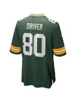 Men's Green Bay Packers Donald Driver Nike Green Game Retired Player Jersey