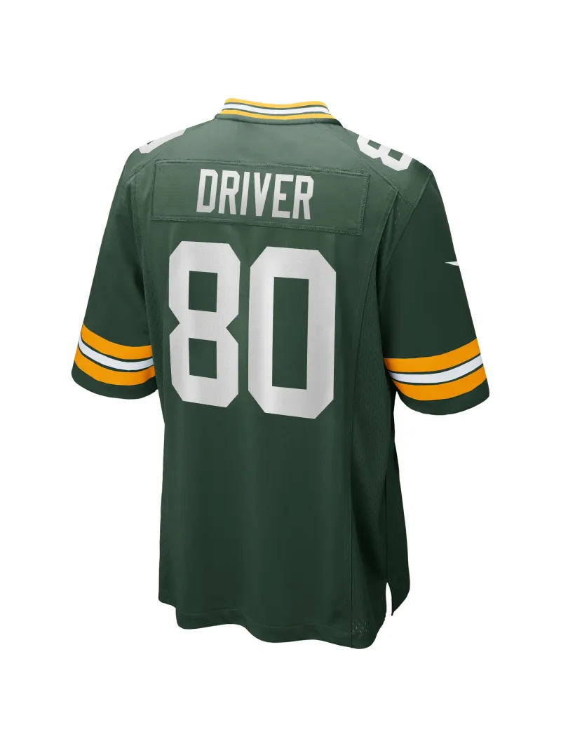 Men's Green Bay Packers Donald Driver Nike Green Game Retired Player Jersey