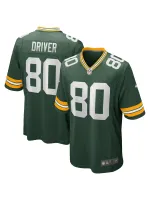 Men's Green Bay Packers Donald Driver Nike Green Game Retired Player Jersey