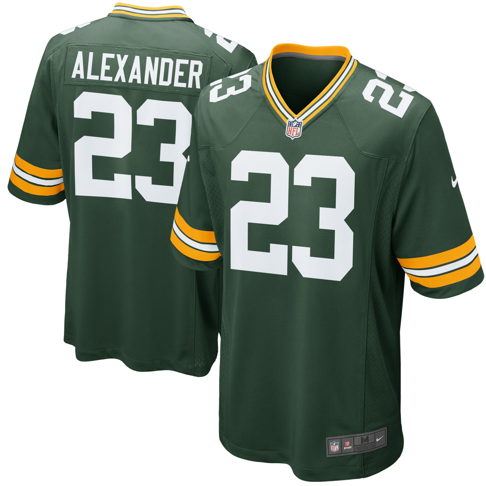 Men's Green Bay Packers Jaire Alexander Nike Green Player Jersey