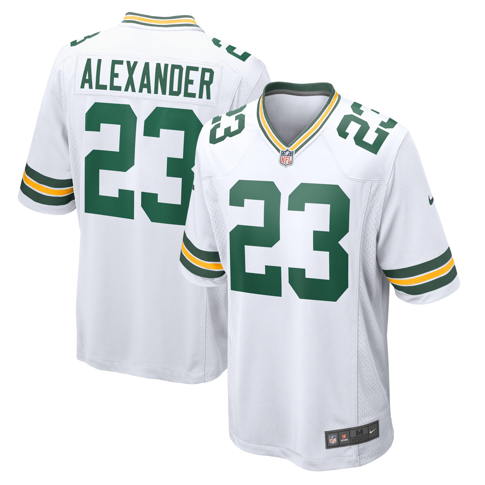 Men's Green Bay Packers Jaire Alexander Nike White Player Jersey