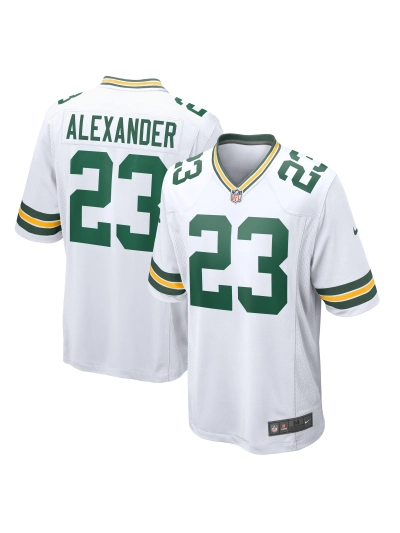 Men's Green Bay Packers Jaire Alexander Nike White Player Jersey 01