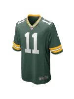 Men's Green Bay Packers Jayden Reed Nike Green Game Jersey