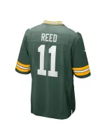 Men's Green Bay Packers Jayden Reed Nike Green Game Jersey