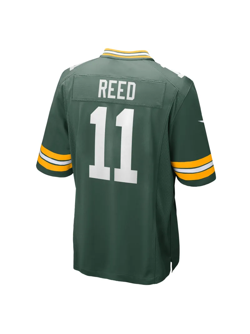 Men's Green Bay Packers Jayden Reed Nike Green Game Jersey
