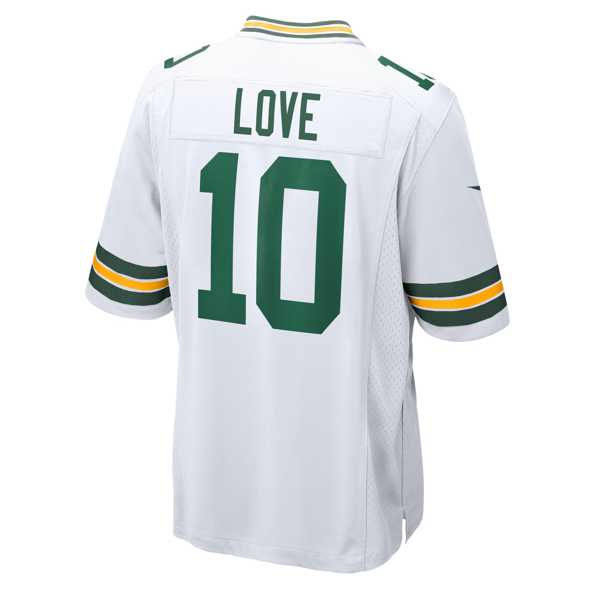 Men's Green Bay Packers Jordan Love Nike White Game Jersey