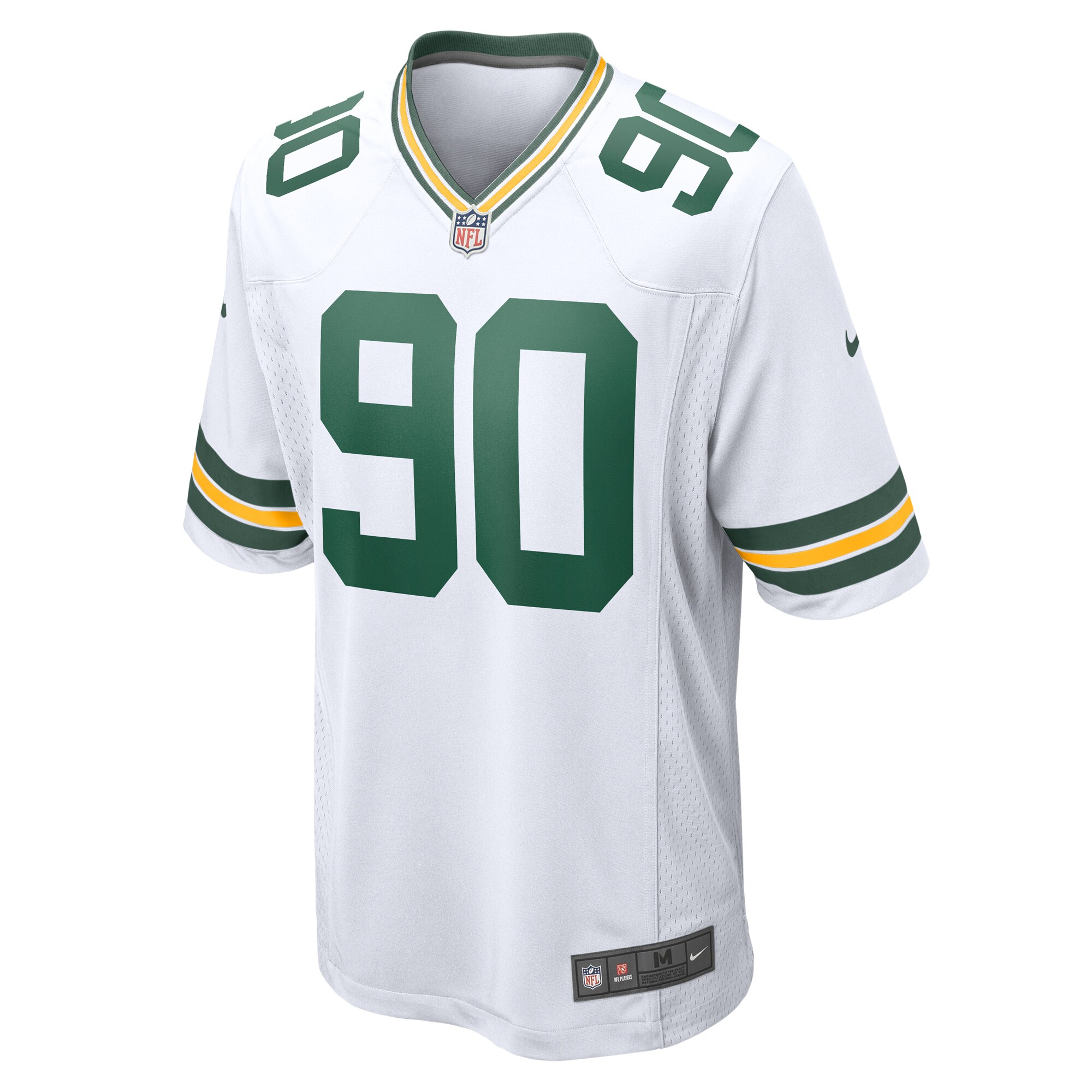 Men's Green Bay Packers Lukas Van Ness Nike White Game Jersey