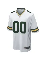 Men's Green Bay Packers Nike White Custom Game Jersey