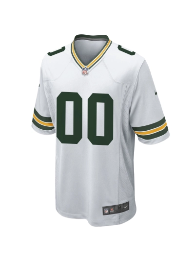 Men's Green Bay Packers Nike White Custom Game Jersey 02