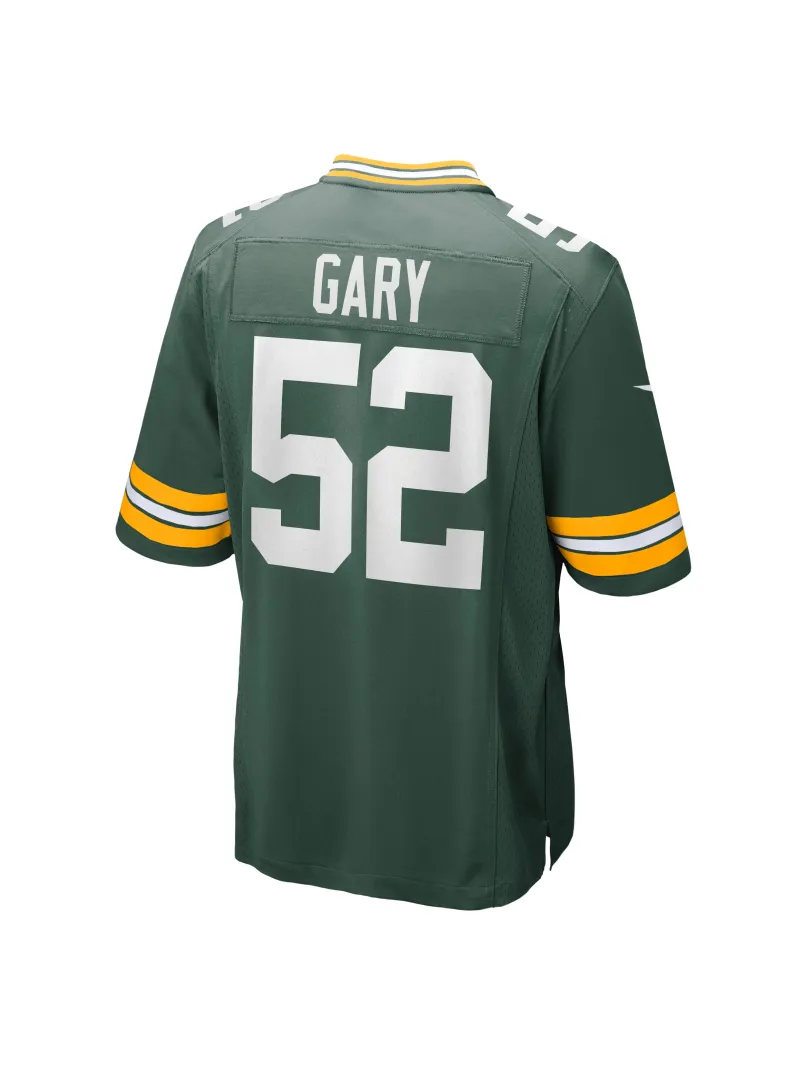 Men's Green Bay Packers Rashan Gary Nike Green Game Jersey