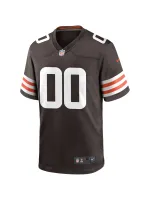 Men's Nike Cleveland Browns Brown Custom Game Jersey
