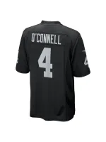 Las Vegas Raiders Aidan O'Connell Nike Black Game Jersey
