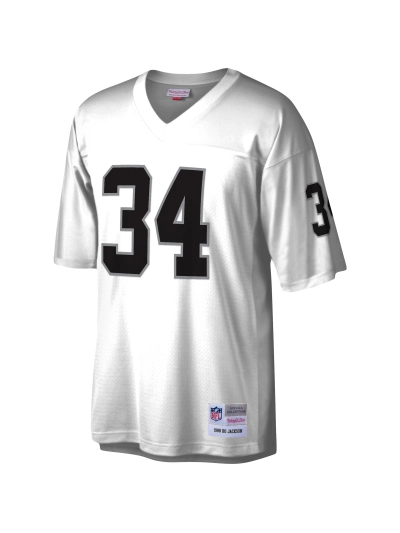 Las Vegas Raiders Bo Jackson Mitchell & Ness White Legacy Replica Jersey 02