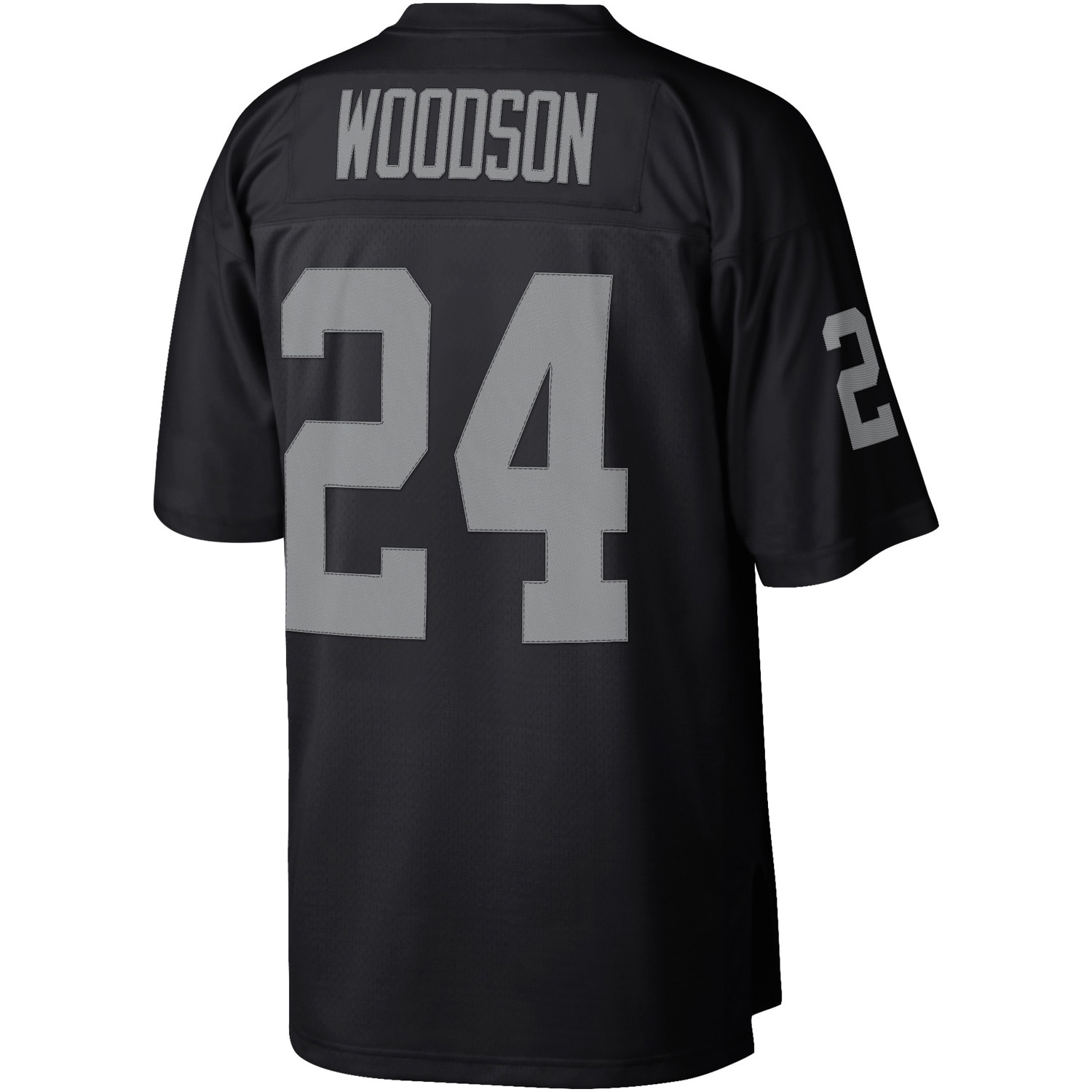 Las Vegas Raiders Charles Woodson Mitchell & Ness Black Heritage Replica Jersey