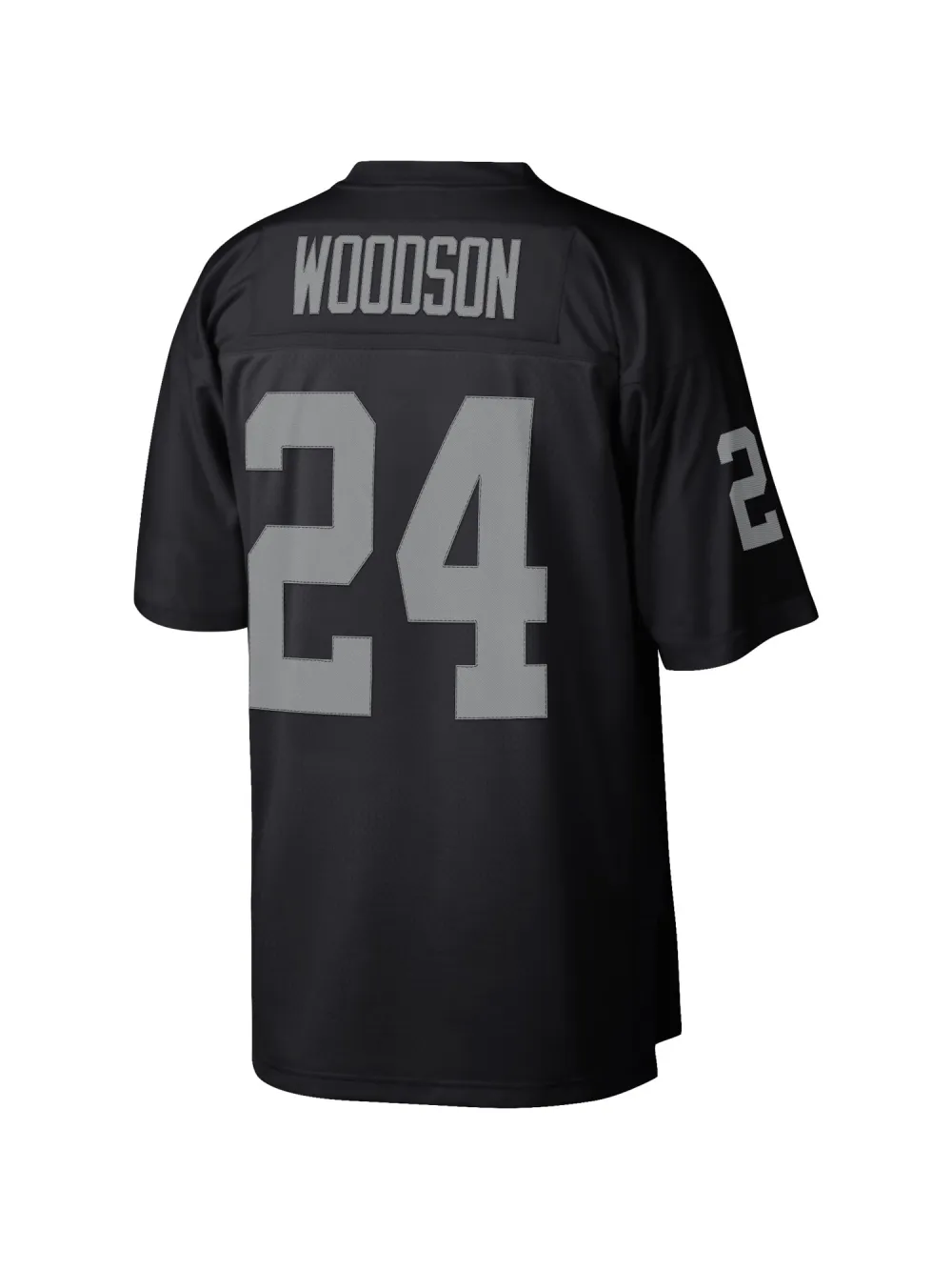 Las Vegas Raiders Charles Woodson Mitchell & Ness Black Heritage Replica Jersey