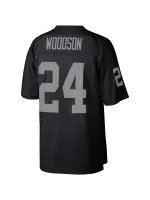 Las Vegas Raiders Charles Woodson Mitchell & Ness Black Heritage Replica Jersey
