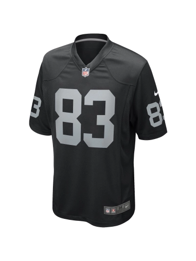 Las Vegas Raiders Darren Waller Nike Black Player Jersey 02