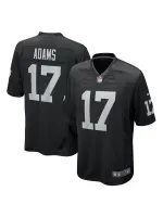 Las Vegas Raiders Davante Adams Nike Black Game Jersey