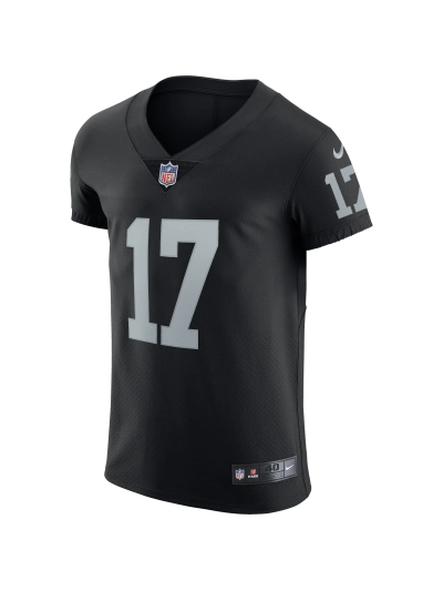 Las Vegas Raiders Davante Adams Nike Black Vapor Elite Jersey 02