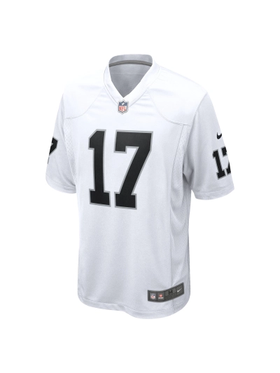 Las Vegas Raiders Davante Adams Nike White Game Jersey 02