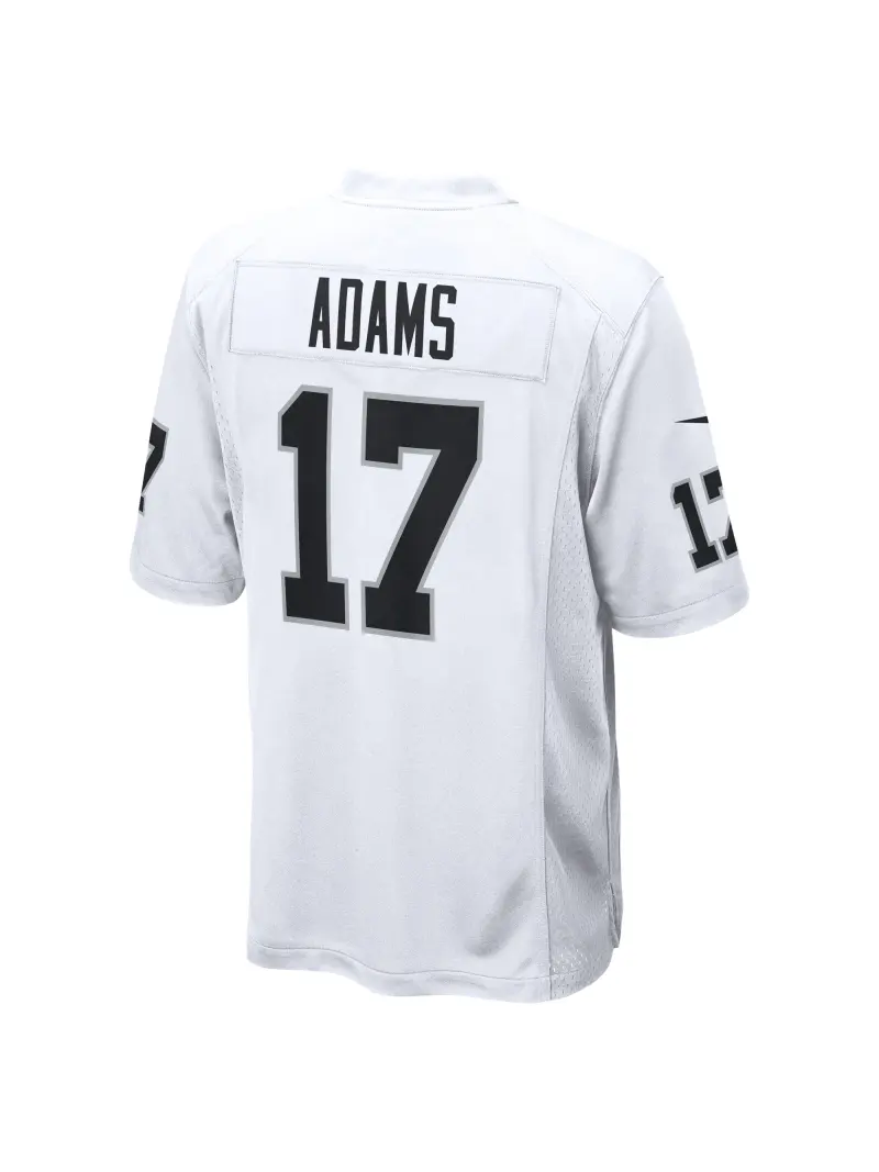 Las Vegas Raiders Davante Adams Nike White Game Jersey