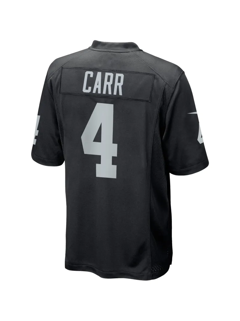 Las Vegas Raiders Derek Carr Nike Black Player Jersey