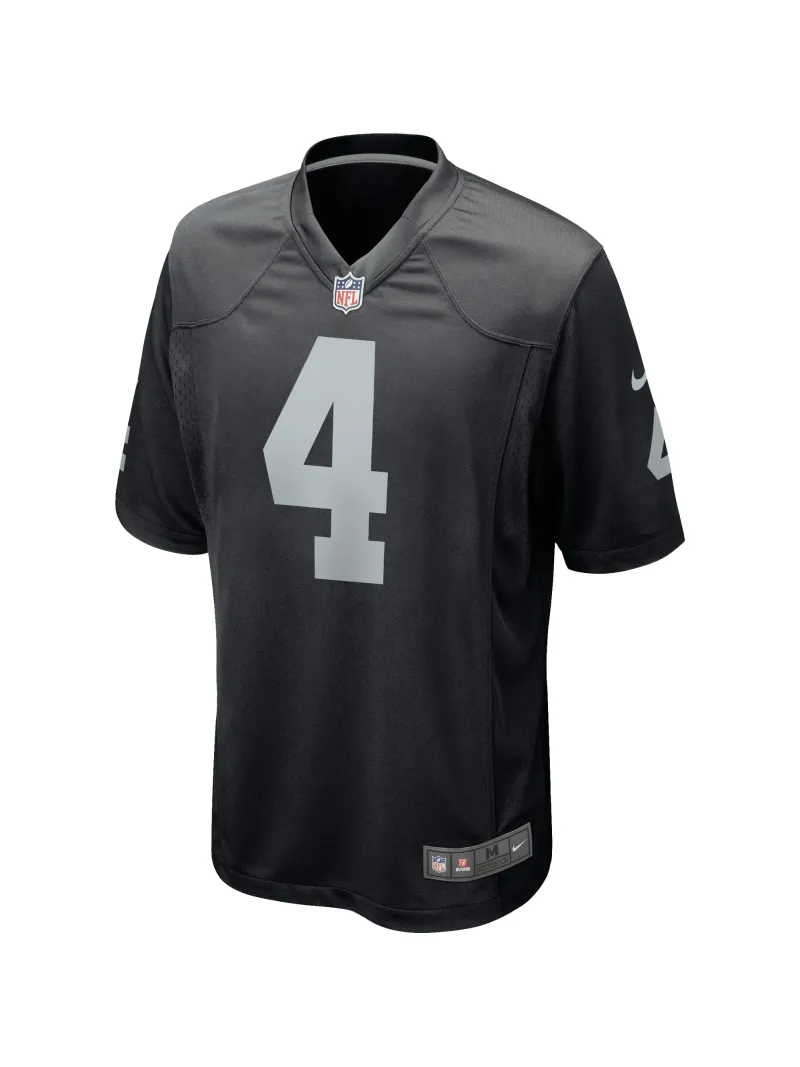 Las Vegas Raiders Derek Carr Nike Black Player Jersey