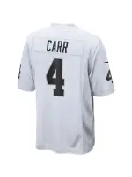 Las Vegas Raiders Derek Carr Nike White Game Jersey