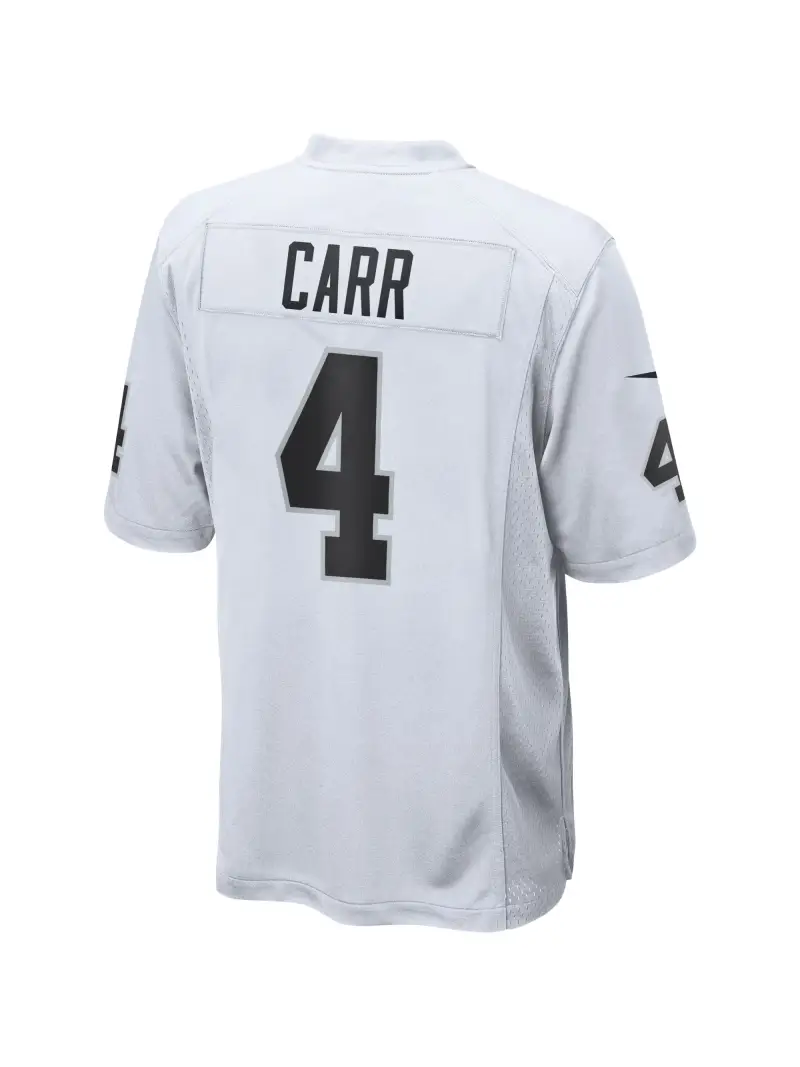Las Vegas Raiders Derek Carr Nike White Game Jersey