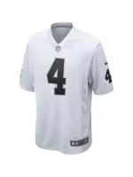Las Vegas Raiders Derek Carr Nike White Game Jersey