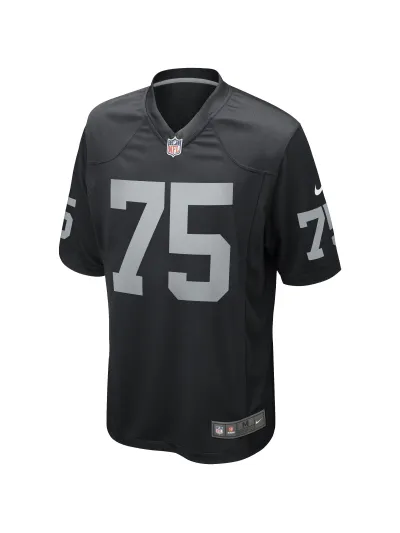 Las Vegas Raiders Howie Long Nike Black Game Retired Jersey 02