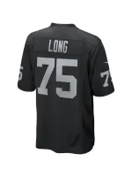Las Vegas Raiders Howie Long Nike Black Game Retired Jersey