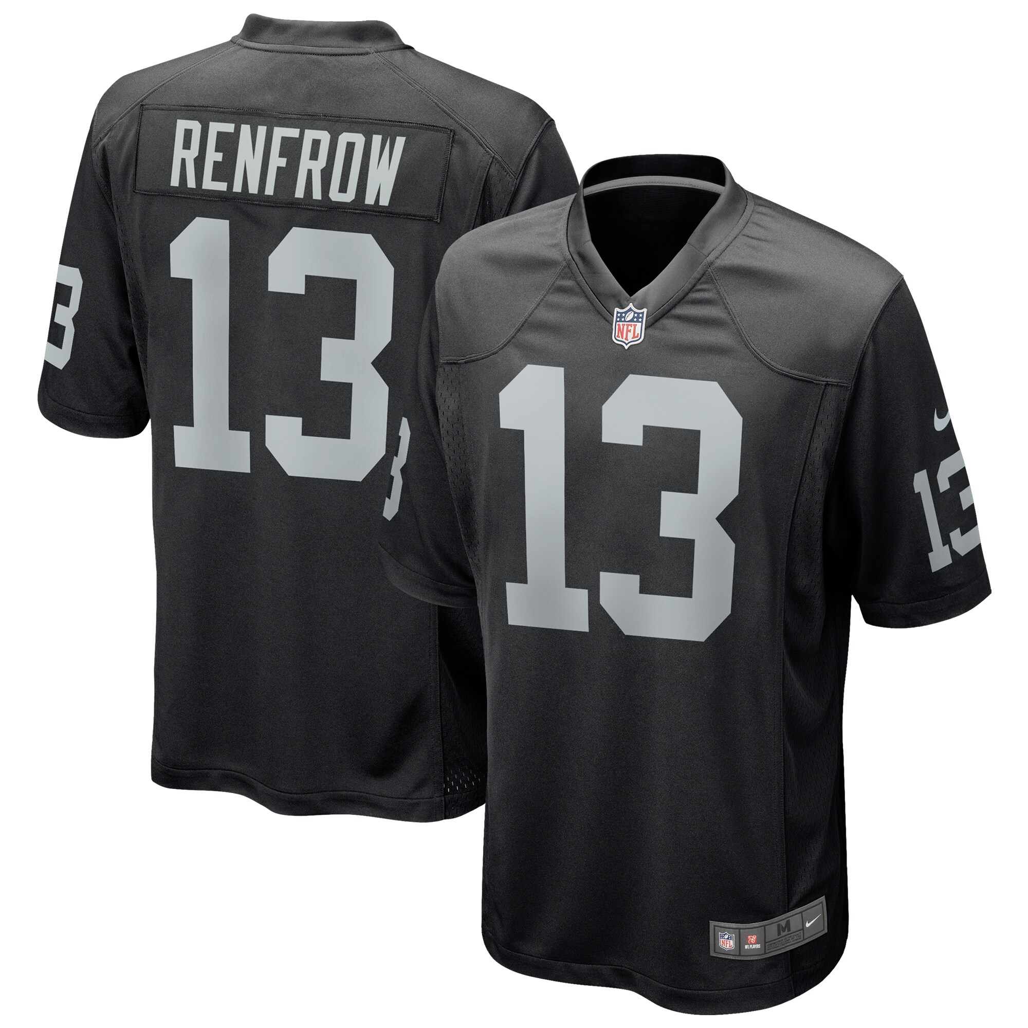 Las Vegas Raiders Hunter Renfrow Nike Black Gamer Jersey
