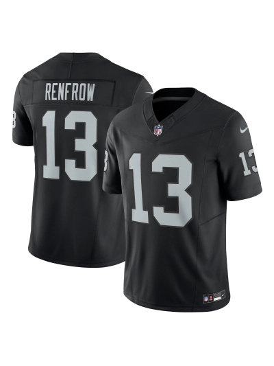 Las Vegas Raiders Hunter Renfrow Nike Black Vapor FUSE Limited Jersey 01