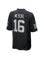 Las Vegas Raiders Jakobi Meyers Nike Black Game Jersey