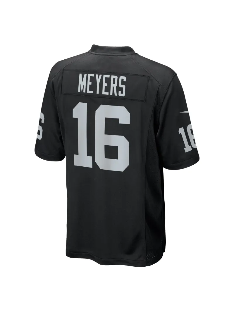 Las Vegas Raiders Jakobi Meyers Nike Black Game Jersey