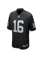 Las Vegas Raiders Jakobi Meyers Nike Black Game Jersey