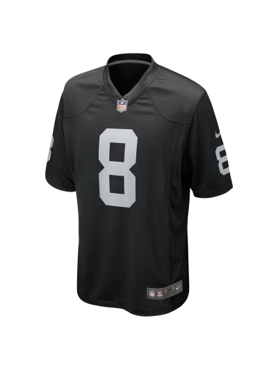 Las Vegas Raiders Josh Jacobs Nike Black Game Jersey 02