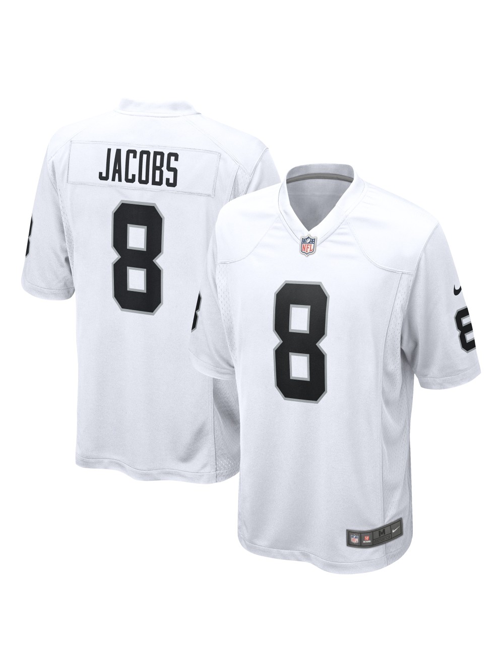 Las Vegas Raiders Josh Jacobs Nike White Player Jersey