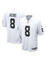 Las Vegas Raiders Josh Jacobs Nike White Player Jersey